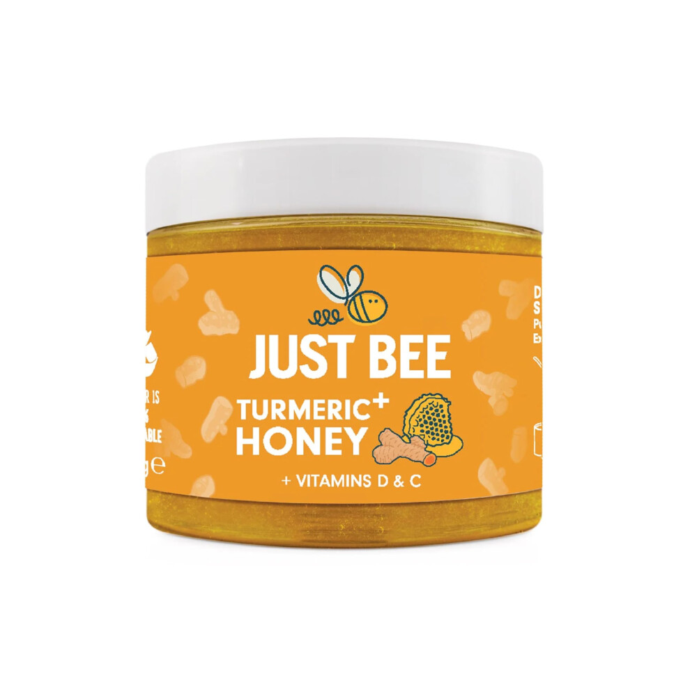 Just Bee Turmeric + Honey (260) | With Turmeric Extract, Vitamin D & Vitamin C | Supports Function Of Immune System