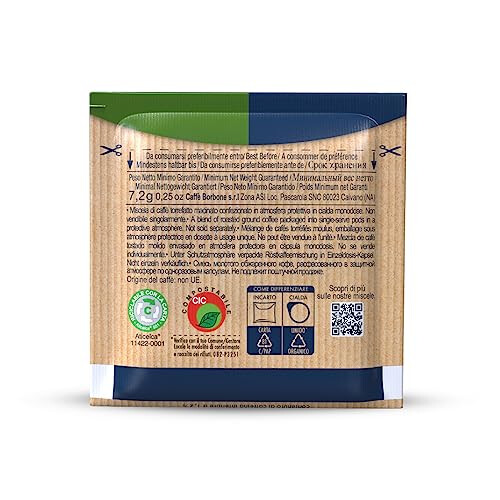 Caffè Borbone Compostable Pod Light Coffee Blend 50 less caffeine than the 2
