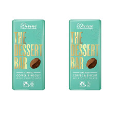 Divine Dessert Bar 38 Milk Chocolate Tiramisu with Coffee and Biscuit 180g