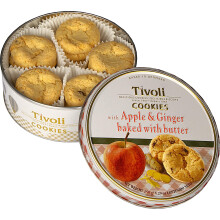 Jacobsens of Denmark Tivoli Butter Cookies with Apple Ginger 150g SMALL T
