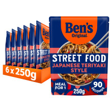 Bens Original Street Food Japanese Teriyaki Sauce ready in 90 seconds Noodl