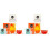 Summer Fruit Bubble Tea Kit  Fruit Boba Tea Set Includes Peach Syrup Strawb 1