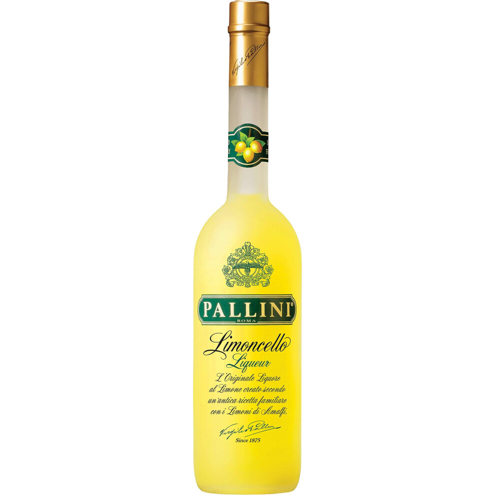 Pallini Limoncello 70Cl Authentic Italian Lemon Liqueur Made With Amalfi