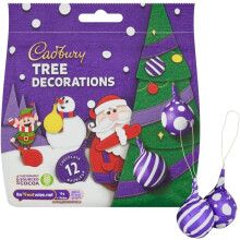 Cadbury Milk Chocolate Christmas Tree Decorations 72 g Christmas Confection