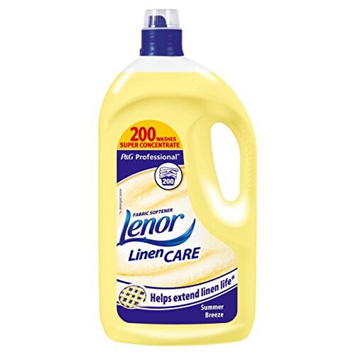 Lenor 4ltr Pack  Lenor Professional Fabric Conditioner Summer Breeze 4L