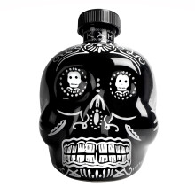 KAH Anejo Tequila 70cl 40 ABV Day of the Dead Decorated Bottle 100 Blue Aga