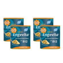 Marigold Engevita Nutritional Yeast Flakes with Vitamin B12 100g Pack of 4