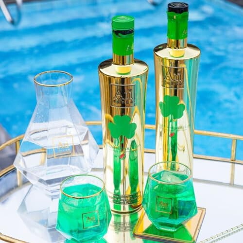 Au Vodka Green Watermelon 70cl 1