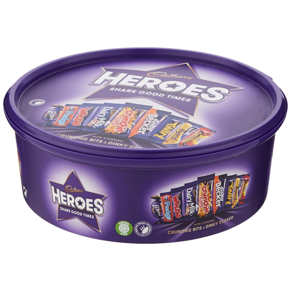 Cadbury Heroes Chocolate Tub 600G
