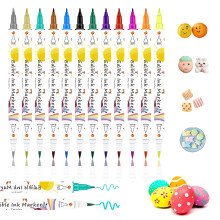 Edible Food Colouring Pens 12PcsDual Sided Food Grade Icing Pens and Edible