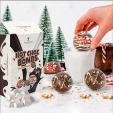 Hot Chocolate Bombs 6 Christmas Hot Chocolate Gift Set With Mini Marshmallo