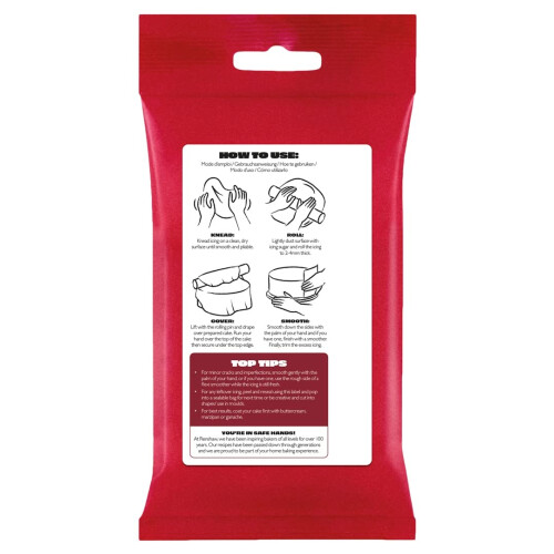 Renshaw Ruby Red Ready to Roll Icing 500g Multipack 2X 250g 2