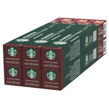 STARBUCKS Italian Style Roast by Nespresso Dark Roast Coffee Capsules 6 x 1