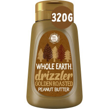 Whole Earth Drizzler Golden Roasted Peanut Butter Super Smooth Squeezy Runn