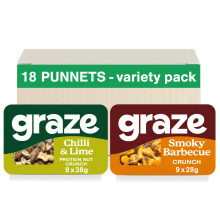 Graze Chilli Lime and Smoky BBQ bundle snacks Vegan Savoury Snacks High