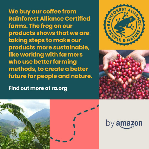 by Amazon Gold Instant Coffee, Medium Roast, 200g, Rainforest Alliance Certified 2
