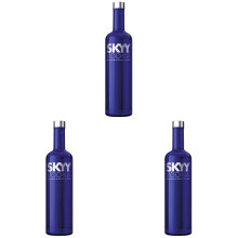 SKYY Vodka 70 cl 40 ABV Premium Quadruple Distilled American Vodka Pack of