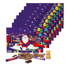 Christmas Chocolate Hamper Selection Box Pack of 8 x 125g Santas Workshop