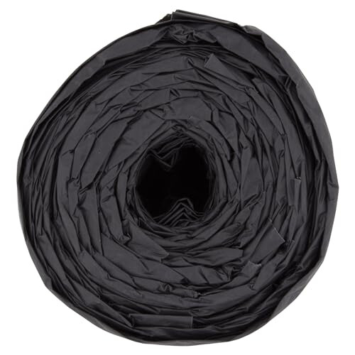Polylina  Bin Bags 75 Litre 20 Tie Handle Black Bin Liners Refuse Sacks 100 2