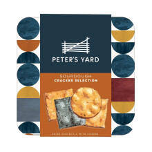 Peters Yard Sourdough Crackers Selection Tin Great with Chutney and Cheese