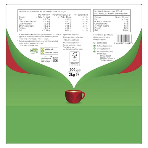 PG Tips PG Tips Original  Black Tea Bags  Refreshing Flavourful  FullBodied  Perfec 1
