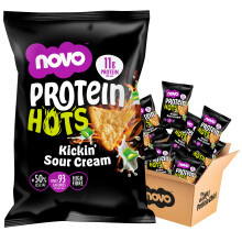 Novo Nutrition Protein Hots Kickin Sour Cream Chilli 18 x 45 g Healthy S