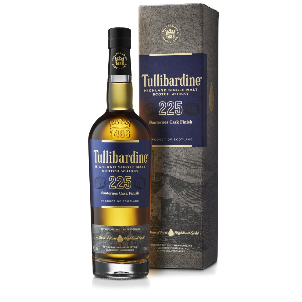 Tullibardine 225 Sauternes Cask Finish Highland Single Malt Scotch Whisky