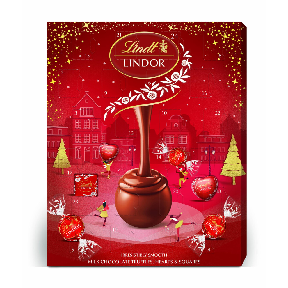 Lindt Lindor Milk Chocolate Christmas Advent Calendar 300G
