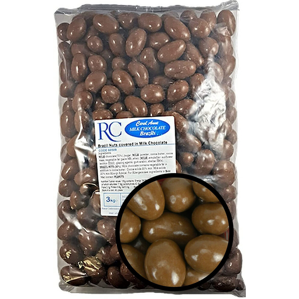 Carol Anne Confectionery Milk Chocolate Brazil Nuts Brazils 3 Kg In Carol A