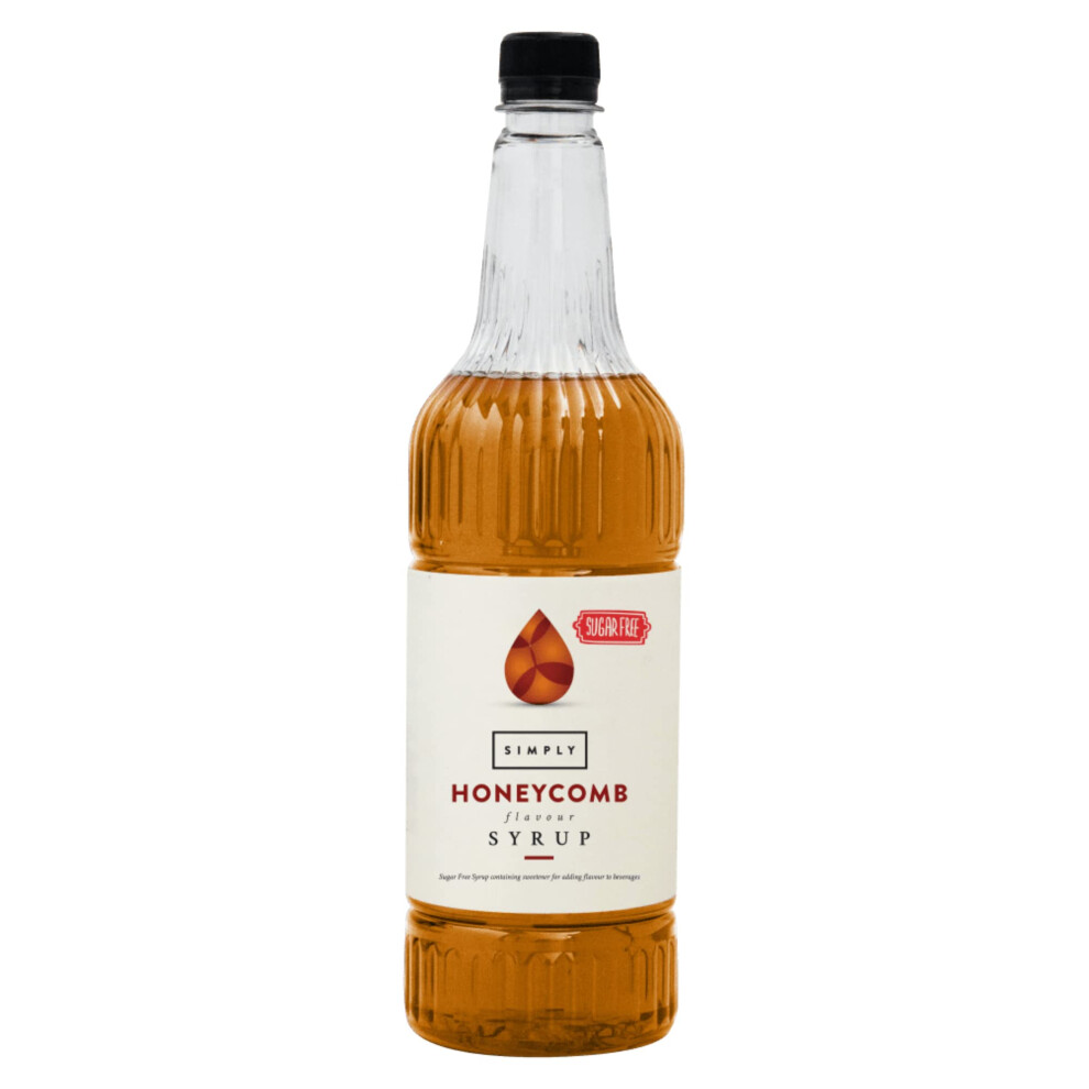 Simply Sugar Free Honeycomb Syrup Low Calorie Vegan Nut Free Flavoured Syr