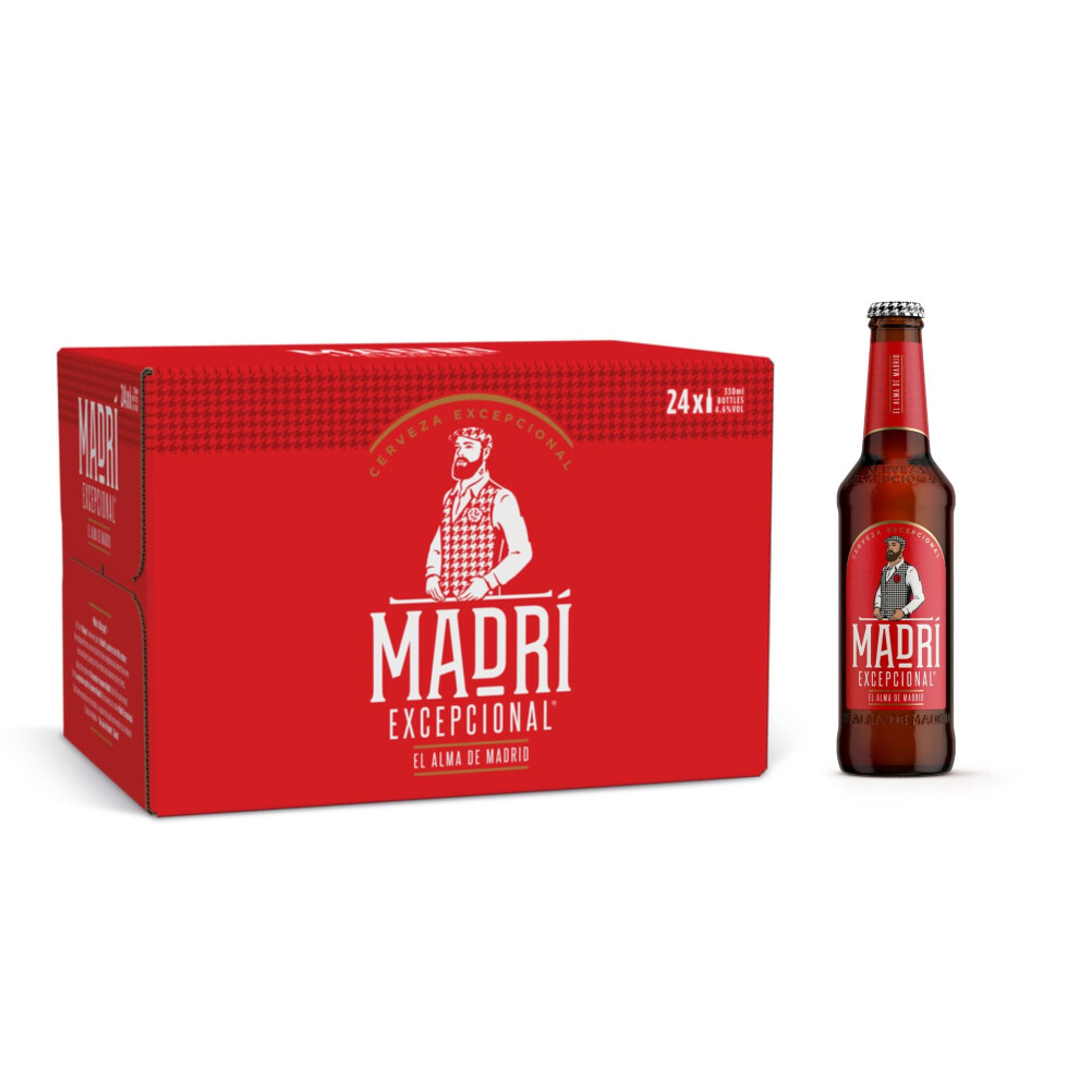 Madri Excepcional Lager Beer 24 X 330