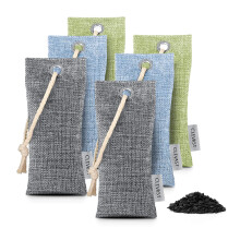 CLEVAST Bamboo Charcoal Air Purifying Bags 675g Removes Odors and Moisture
