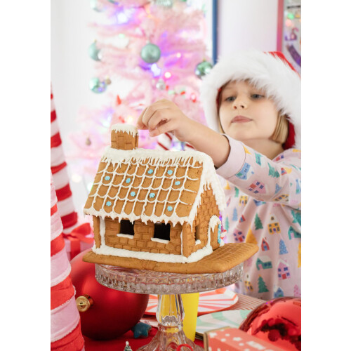 Gingerbread House Decorating Kit – Complete Christmas Cookie Set with Icing 1