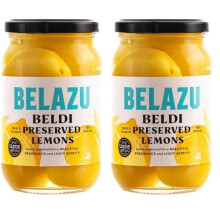 Belazu Beldi Preserved Lemons Drained Weight 200 Net Weight 360 g Pack of 2