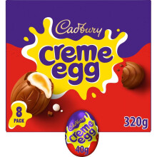 Cadbury Milk Chocolate Crème Eggs Perfect for Easter Egg Hunts Includes 8 C
