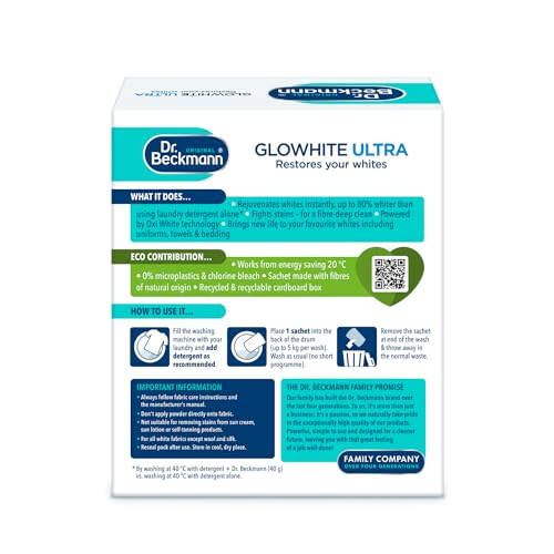 Dr. Beckmann Glowhite Ultra|Maintains brighter white laundry 1