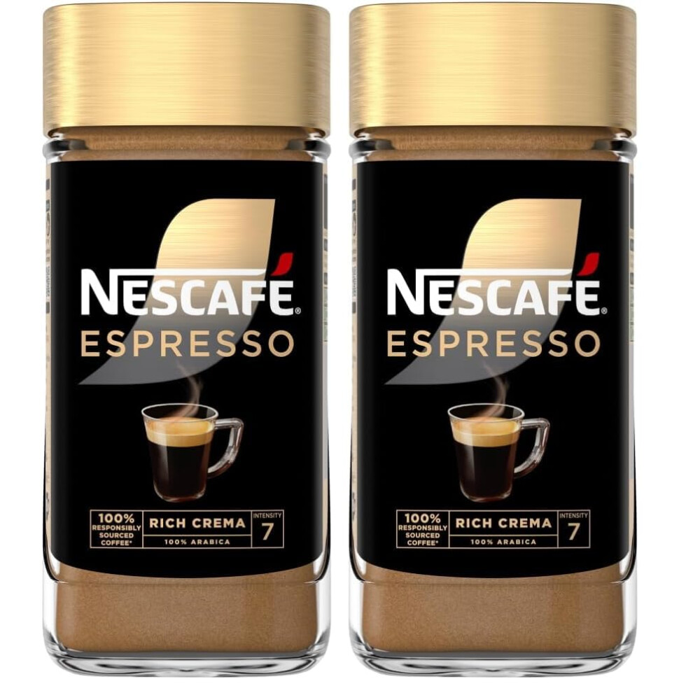 Nescafe Nescafé Blend Espresso Instant Coffee 190G Pack Of 2 Gold