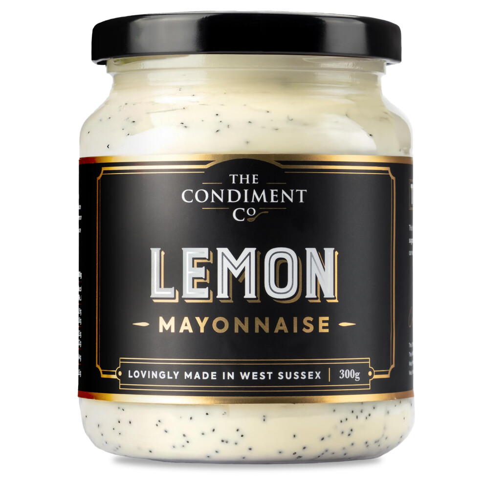 The Condiment Company Lemon Mayonnaise 300G Jar Free Range And Gluten Free