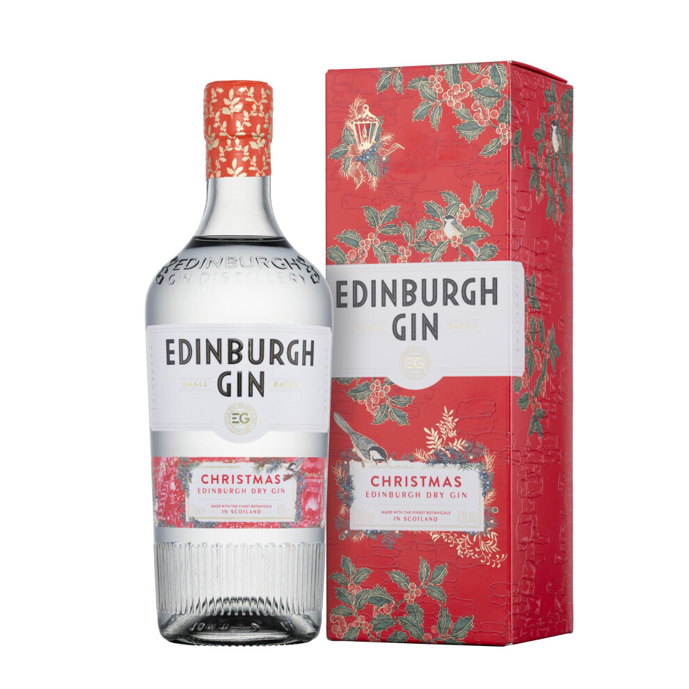 Edinburgh Gin Christmas Gin 70Cl 43 Abv One Of A Kind London Dry Crafted