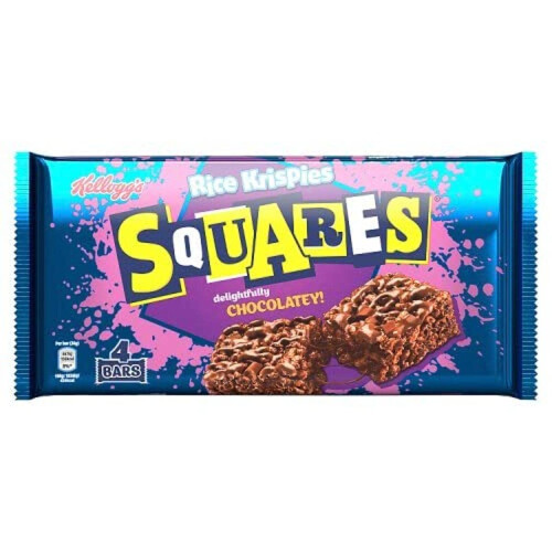 Kelloggs Squares Delightfully Chocolatey 4x36g