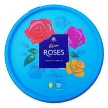 Cadbury Roses Tub OFFICIAL Assortment of BrightlyWrapped Chocolates in Vari
