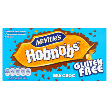 McVities Gluten Free Milk Choc Hobnobs 150 g Pack of 1