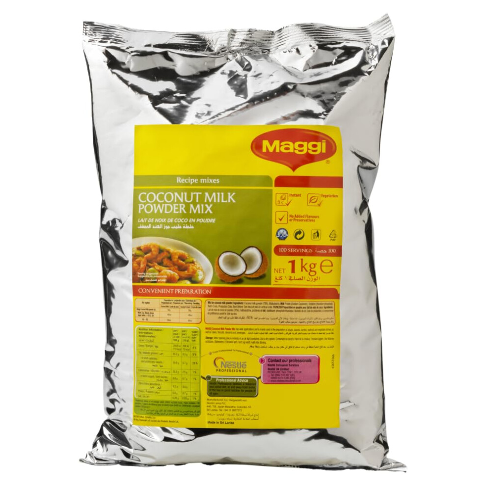 Maggi Coconut Milk Powder 1Kg Gluten Free Pack Of 6