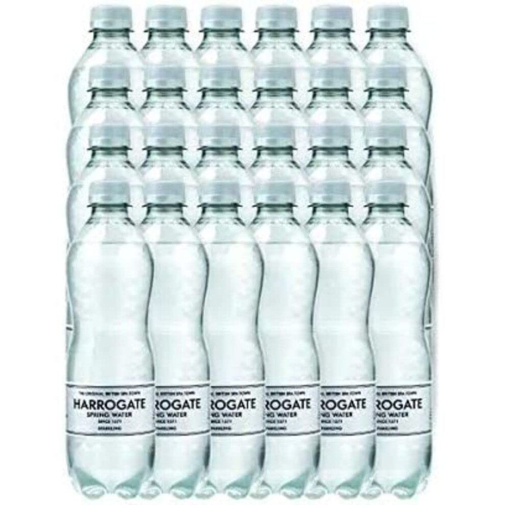 Harrogate Spring Water Harrogate Sparkling Spring Water 500Ml Plastic Bottle Pack Of 24 G750121s