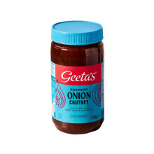 Geetas Premium Onion Chutney 15Kg  Authentic Chutney Jar Tangy Spicy and Fl