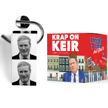 Keir Starmer Toilet Paper  Funny Printed Loo Roll in Novelty Gift Box