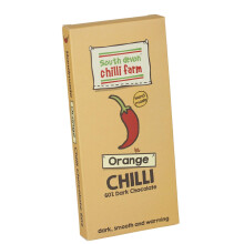 South Devon Chilli Farm Orange Chilli Chocolate  Delicious 60 Dark Belgian