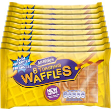 McVities Toasting Waffles 8 Waffles Pack of 10