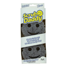Scrub Daddy Style Dish Sponge Twin Pack Smiley Face Sponges for Cleaning W