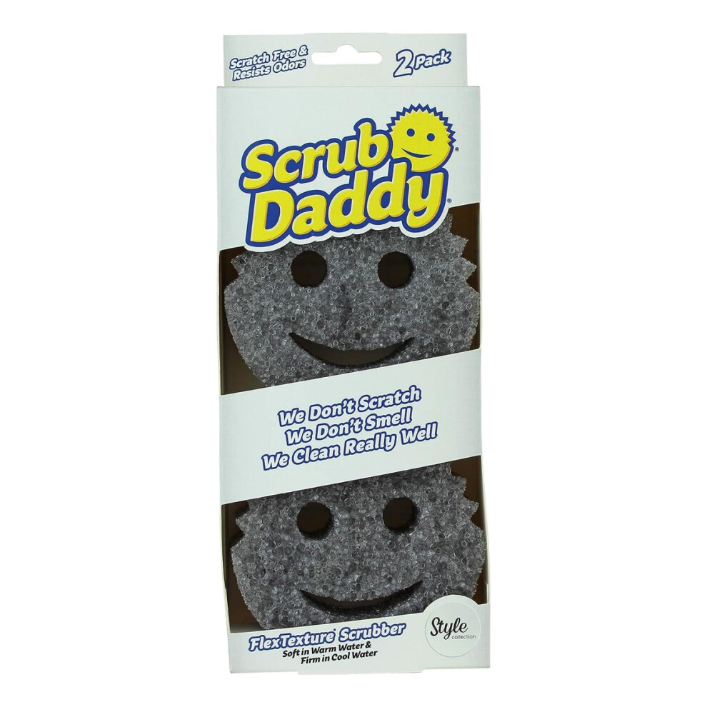 Scrub Daddy Style Dish Sponge Twin Pack Smiley Face Sponges For Cleaning W